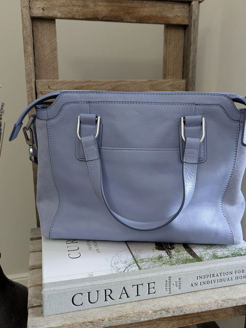 Fossil Leather Satchel with Removable Crossbody Strap - Picture 8 of 14